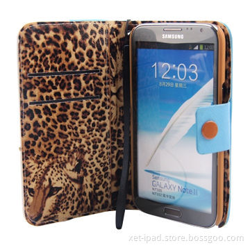 PU Leather Cover for Samsung Galaxy Note 2, Various Colors Available